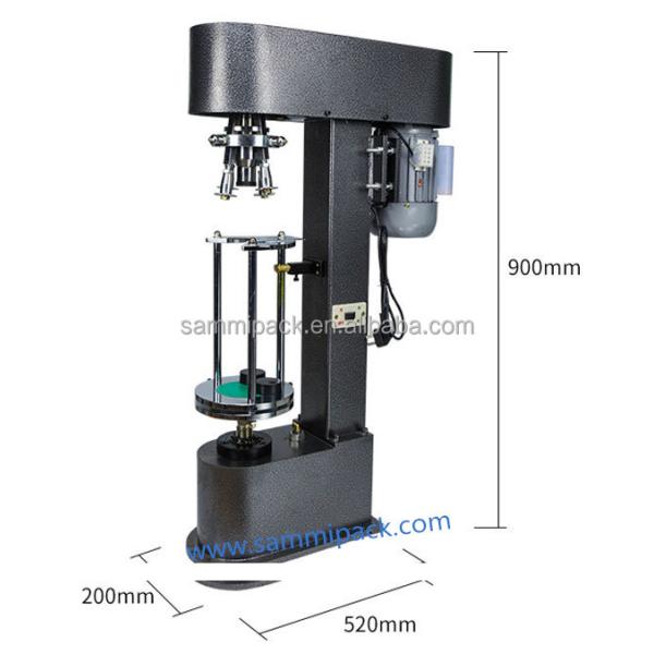 Factory Price Semi Automatic Ropp Screw Capper Whisky Wine Bottle Lid Capping Machine Crimping Machine for Metal Lids