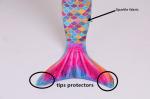 Breathable Childrens Mermaid Tails , Girls Mermaid Tail Swimsuit Princess
