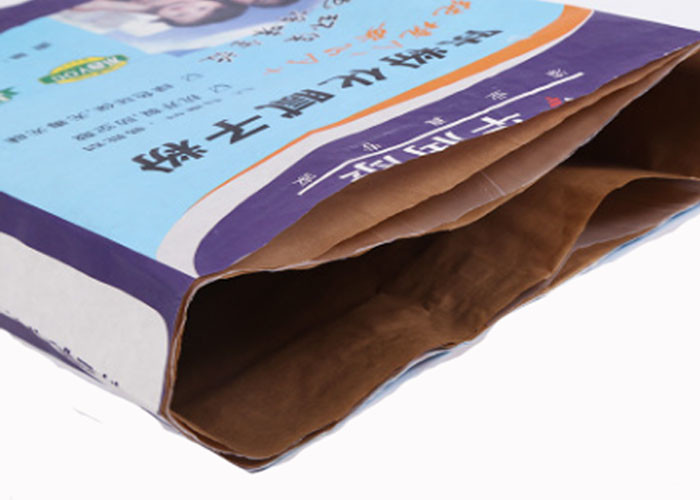 Ore Putty Powder Cement Packaging Bags Block Bottom Panton Colors Printing