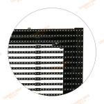 Transparent Media Facade LED Waterproof Flexible LED Curtain Display 7.81mm