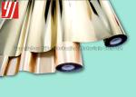 12μ Gold Hot Stamping Foil For Plastic PVC Papers ABS