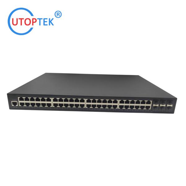 Layer3+ Management 48 port 10/100/1000M RJ45+6port 10G SFP/SFP+ Fiber Network