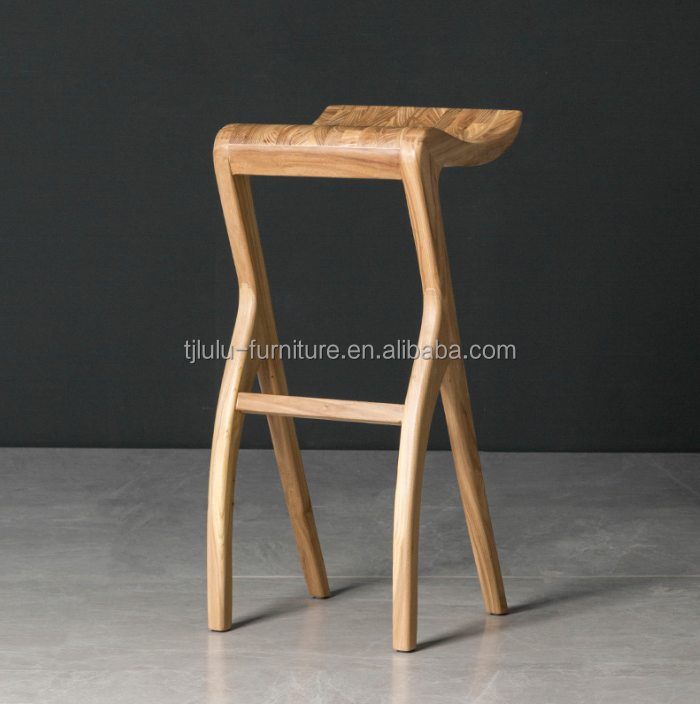 High Chair Counter Bar Stools Bar Chair Solid Wood Stool L-59
