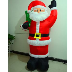 Buy cheap Christmas inflatable santa claus, christmas decoration led inflatable santa from wholesalers