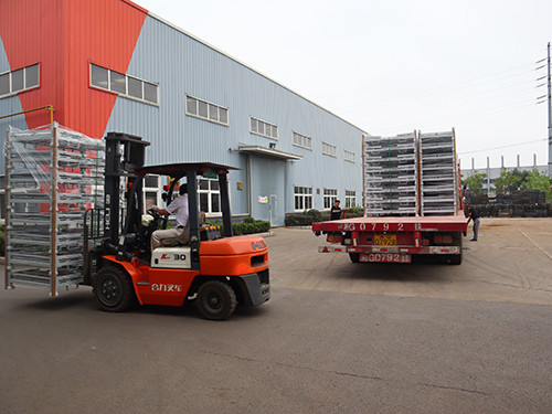 Warehouse Wire Mesh Storage Cage Corrosion Resistance 2 - 4 Layers
