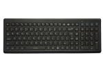 Ergonomics Silicone Wireless Medical Keyboard 106 Keys With Back Pad