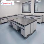 Stainless Steel Chemistry Lab Workbench for Drawing Spec Requirement