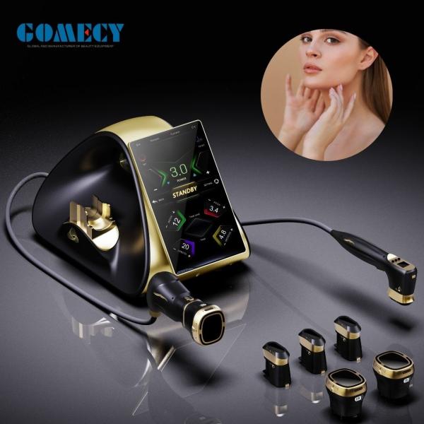 Gomecy 22D HIFU Face Lift Body Fat Melting 5 Cartridges Beauty Machine with 4MHz