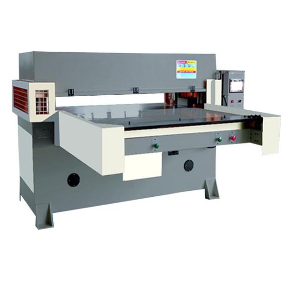 Double Side Hydraulic Die Cutting Machine Easy Installation Belt Strap Cutting