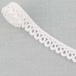 Wholesale White Cotton Lace Trim Crocheted Water Soluble Ribbon For Women Garment Dress from china suppliers