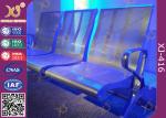 Powder Coated Steel Beam PU Cushion Waiting Lounge Chairs For Station