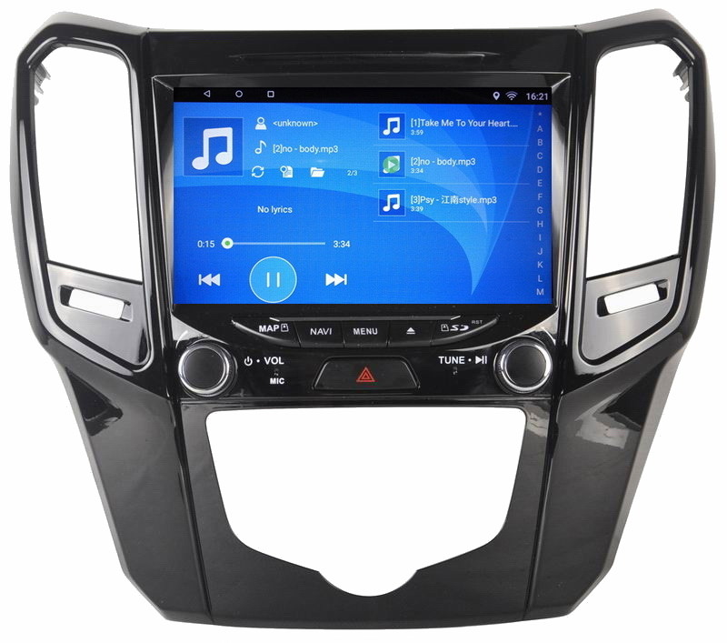 Ouchuangbo car radio 9 inch android 6.0 for Great Wall M4 with 1080P Video calculator 4*45 Watts