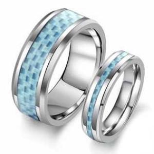 Wholesale New Super Fashion Tagor Jewelry Factory Ceramic Tungsten Series Ring TYWR007 from china suppliers