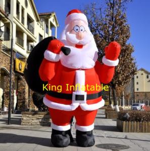 Wholesale 210D 2m 3m High Inflatable Santa Claus For Home Backyard from china suppliers