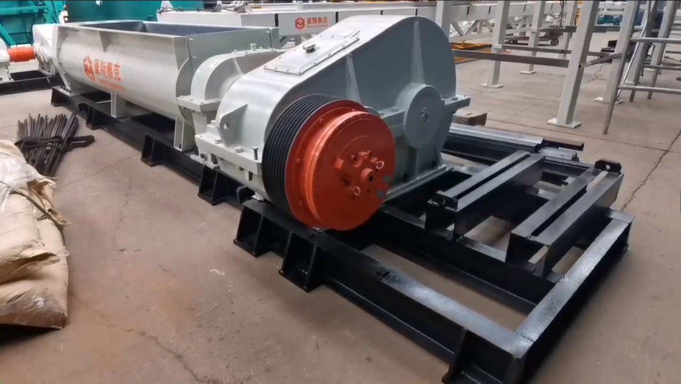 SJJ3600×420 Strong Extruding Clay Brick Making Machine For Clay Brick Mixing