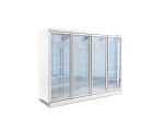 Multi door commercial low temperature standing upright display freezer