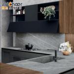 Full Joinery Solid Wood Design Shaker Kitchen Cabinets in Walnut Wood Color for