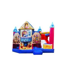 Wholesale Snow Pricess Combos Jumping Slide Children Fun Park Inflatable from china suppliers