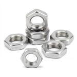 Hot Dip Galvanized 304 Stainless Steel Fine Thread Hexagonal Nut DIN439