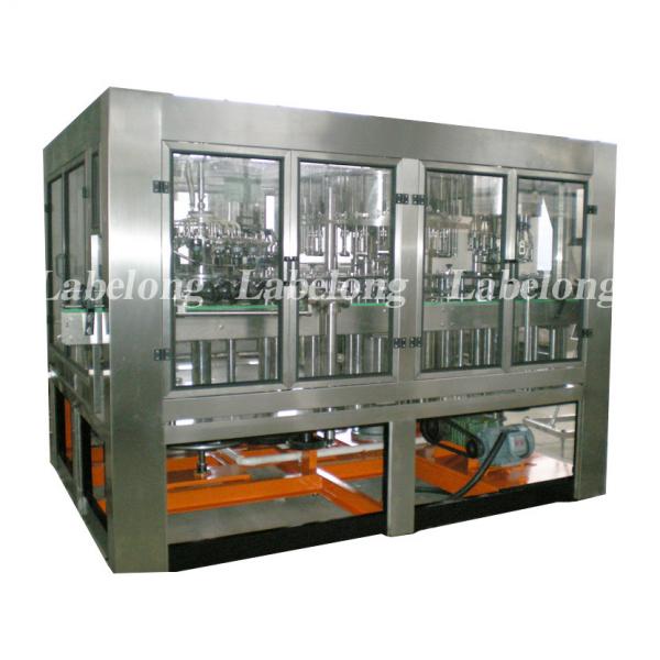 Small Carbonated Drink Filling Machine 3000-18000 Bottles / Hour ISO Certification