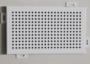 Wholesale Acoustical Aluminum Wall Panels / Commercial Perforated Metal Ceiling Panel Tiles from china suppliers
