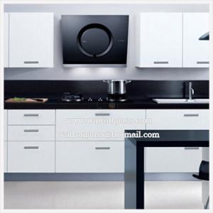Wholesale Modern Kitchen Range Hood with Black Silk Screen Tempred Glass from china suppliers