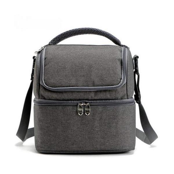 Personalized Insulated Cold Bags / Cool Carry Cooler Bag With 2 Separate