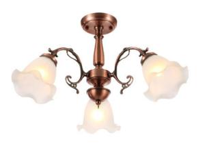 Wholesale Lily Of the Valley European Style Red Bronze Chandelier for living room energy-saving lamp 3-arm 5-arm availa from china suppliers