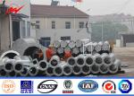 60ft 2 Sections 5mm 1200kg Hot Dip Galvanized Electric Steel Pole For Power