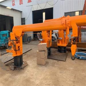 Wholesale 25t Hydraulic Mobile Harbour Crane Telescopic Boom Marine Deck Crane from china suppliers