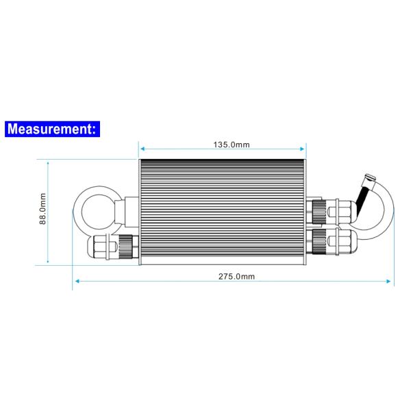 3 Years Warranty IP65 24Hours Charging Time Battery For LED Light Waterproof LiFeP04 DC Ceiling Hanging Constant Power Emergency Output Back Up Driver
