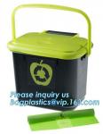 China biodegradable compostable plastic trash bag on roll, 100% COMPOSTABLE