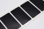 35mmx20mm Low Temperature Labels 1mil Black Matte High Temperature Resistant