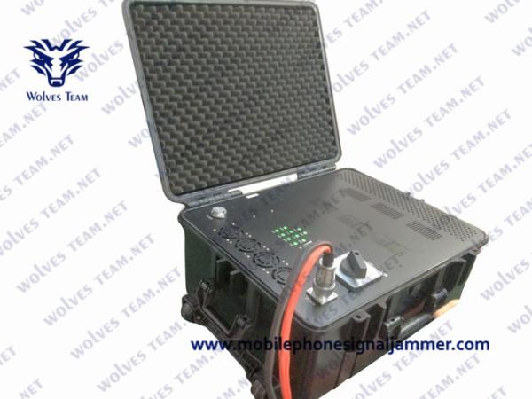 High Power Waterproof 20 - 6000Mhz Vehicle Bomb Jammer RF WIFI GPS Cell Phone