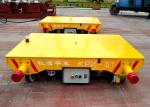 Flat Bed Material Transfer Trolley , Foundry Plant Battery Transfer Cart Small