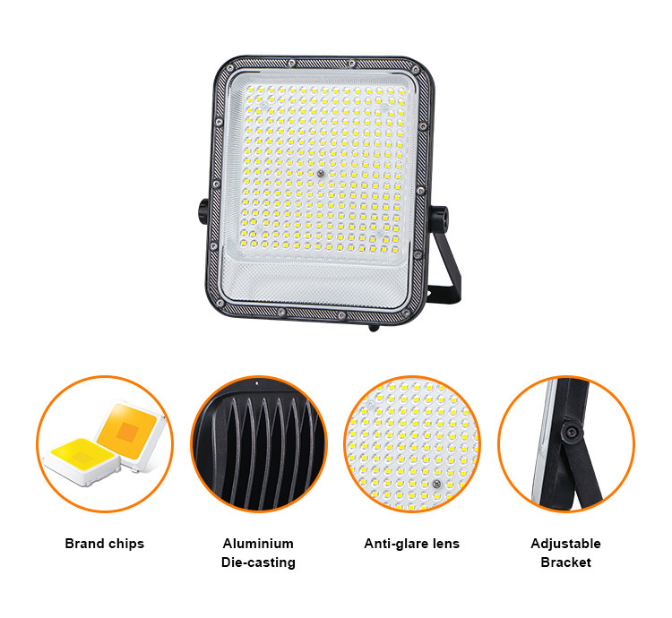 KCD Reflector Outdoor Waterproof Led Flood Light 50W 100w 200w 400w Linear Smart Floodlight