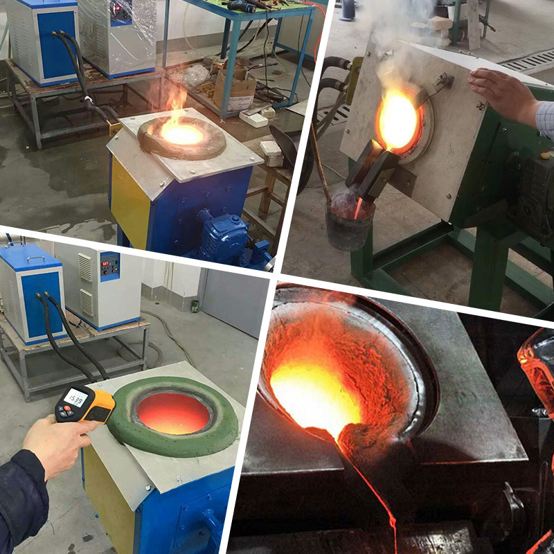Mini Precious Metal Induction Furnace for Factory Laboratories for Metal Melting in Manufacturing Plants