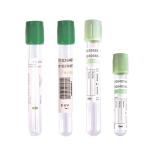 Green Top 3ml 5ml 6ml Sodium Heparin Vacuum Blood Collection Tube For Hematocrit
