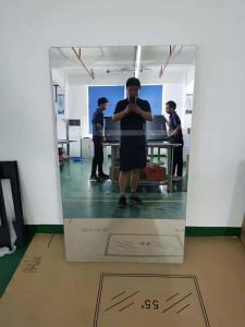 China 85W 700cd/M2 Wall Mounted Digital Signage Interactive PCAP Magic Mirror VESA on sale