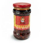 Spicy Flavor Laoganma Chili Sauce in 210G/280G Glass Bottle for Dipping
