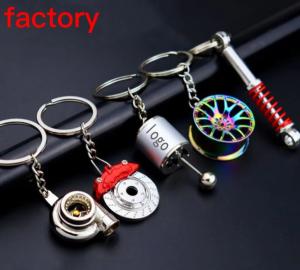 Wholesale Turbine Turbo Automotive Key Chain , Engraved Zinc Alloy Keychain from china suppliers
