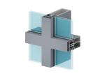 Powder Coated Aluminium Extrusion Profiles Aluminium Glass Curtain Wall