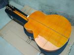 Top quality Yellow 43 inch Cutaway G200 classical Acoustic Guitar,Factory Tiger