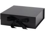 PMS Mildewproof Garment Gift Boxes Large Black Cardboard Magnetic Closure FSC