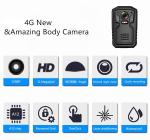 4G GSM Live Body Worn Camera Ambarella A12 chip Password Grip