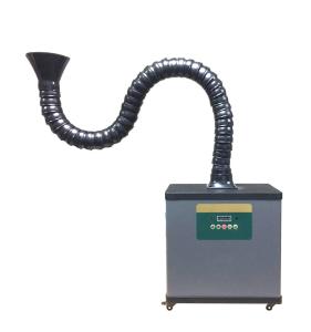 Wholesale Black Welding Smoke Extractor 75MM Iniet Flange With Single Flexible Arm from china suppliers