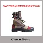 Wholesale China Made Camouflage Military Canvas Boots For Fireman