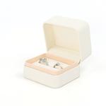 White Leather Jewelry Box big Jewelry Set Packaging With Customized Logo
