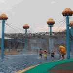 Jellyfish Amusement World Games Large Aqua Play Water Park Equipment