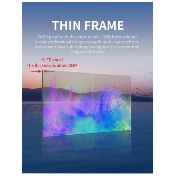 Factory Direct Sales Organic Light-emitting LG OLED Transparent TV 55 Inch Horizontal Touchscreen Display Kiosk